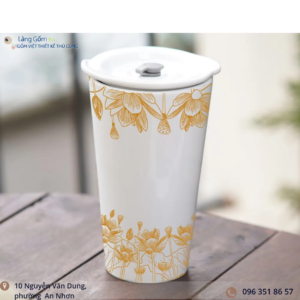 Ly sứ Sen Vàng 500ml